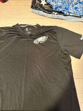 Nike Black Philadelphia Eagles Short Sleeve Performance Tee